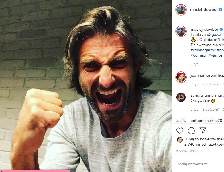 Maciej Dowbor wspiera kobiety