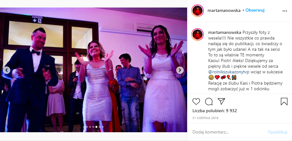 Ślub Kasi i Piotra z "Rolnik szuka żony"