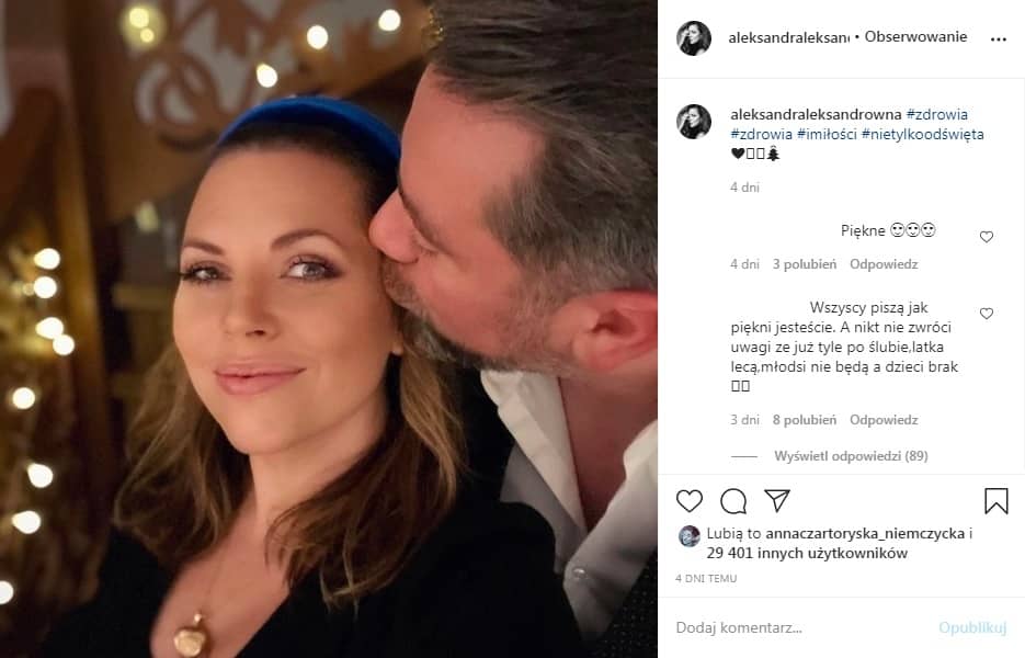 Aleksandra Kwaśniewska znów zmierzyła się z przykrym komentarzem o braku ciąży