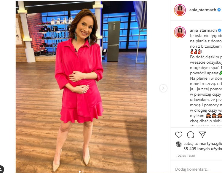 Ania Starmach opowiada, jak łączy ciążę z pracą
