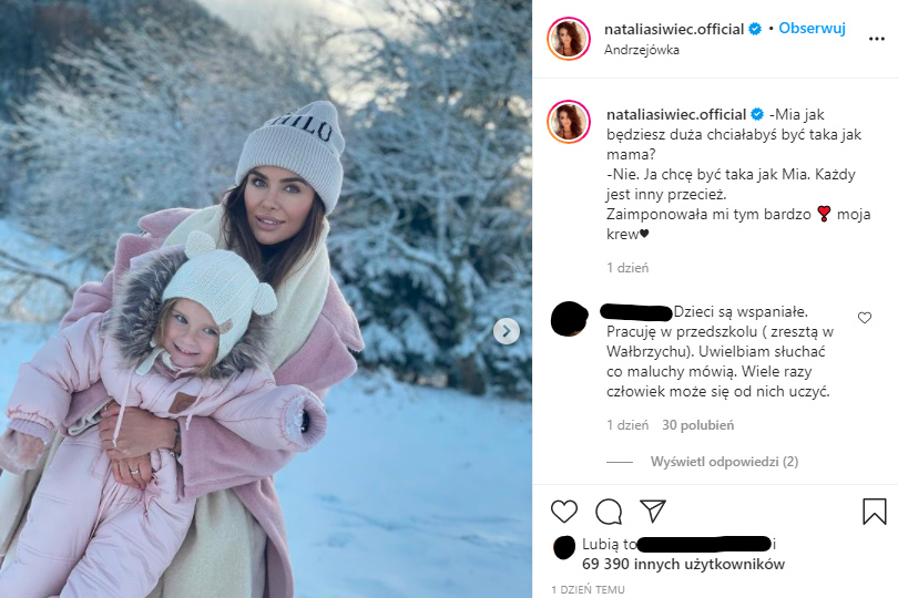 Natalia Siwiec i Mia