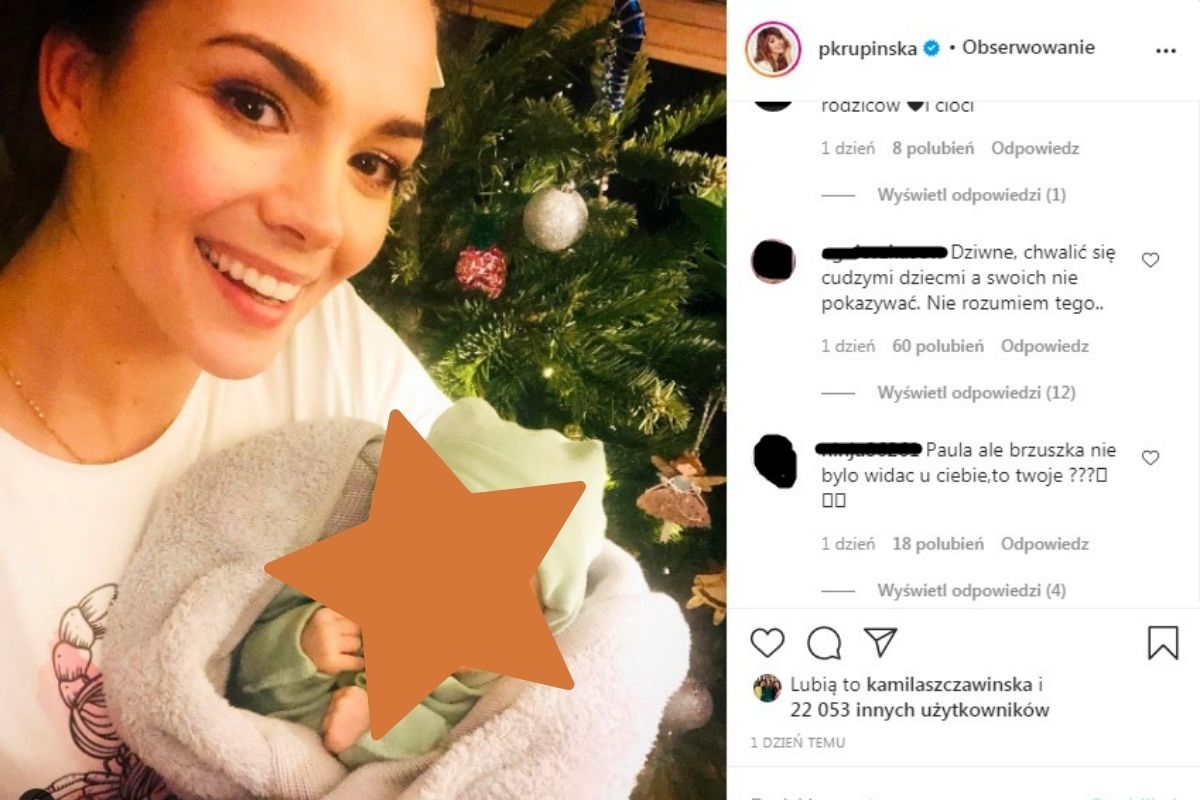 Paulina Krupińska pokazała zdjęcie z niemowlakiem i wywołała burzę w komentarzach