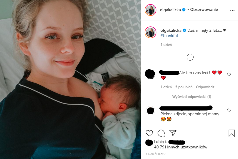 Olga Kalicka świętuje drugie urodziny synka