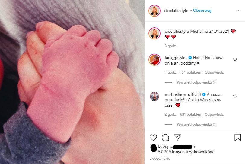 Ciocia Liestyle i Jakob Kosel zostali rodzicami