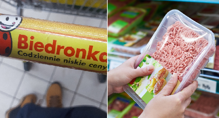 skażone mięso w Biedronce i Lidlu