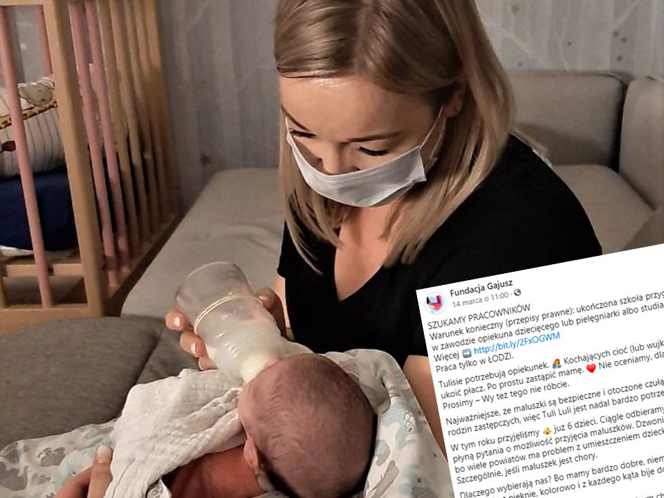 Fundacja Gajusz szuka pracowników