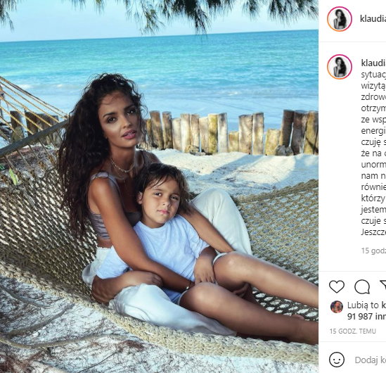 Klaudia El Dursi o hospitalizacji syna