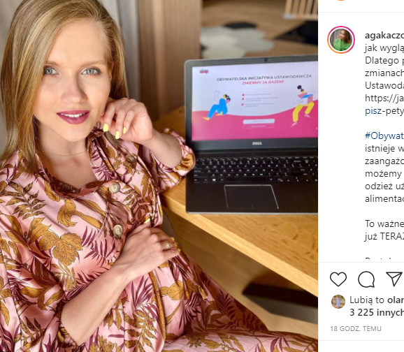 Agnieszka Kaczorowska wspiera inicjatywę ustawodawczą