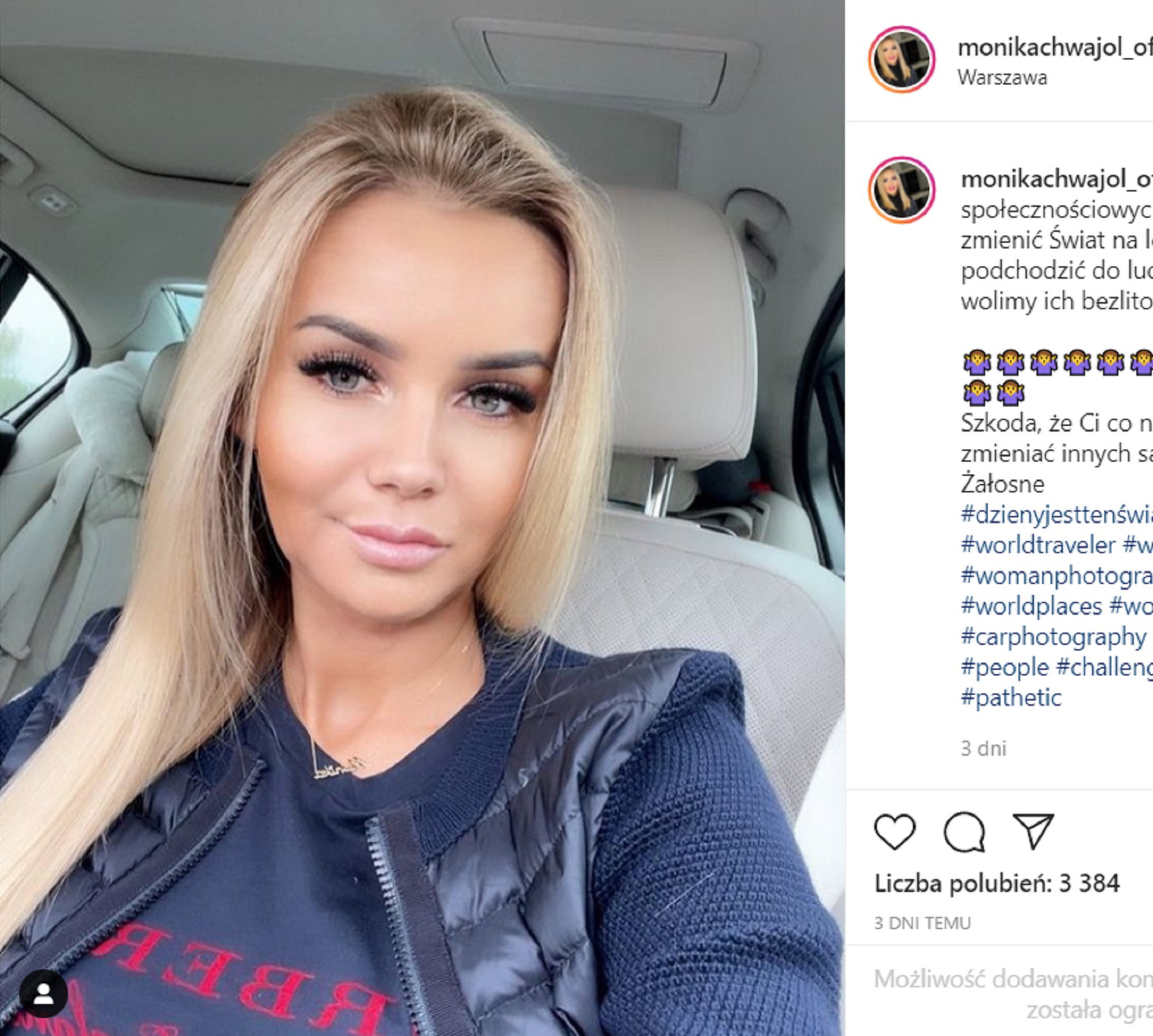 Monika Chwajoł organizuje przyjęcie komunijne