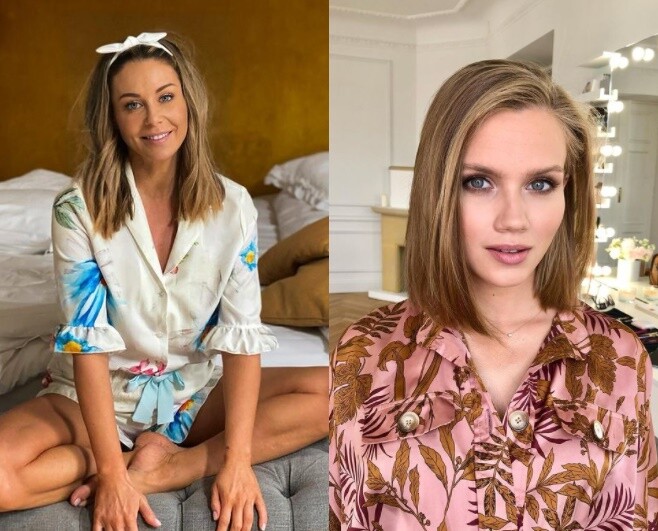 Agnieszka Kaczorowska i Małgorzata Rozenek