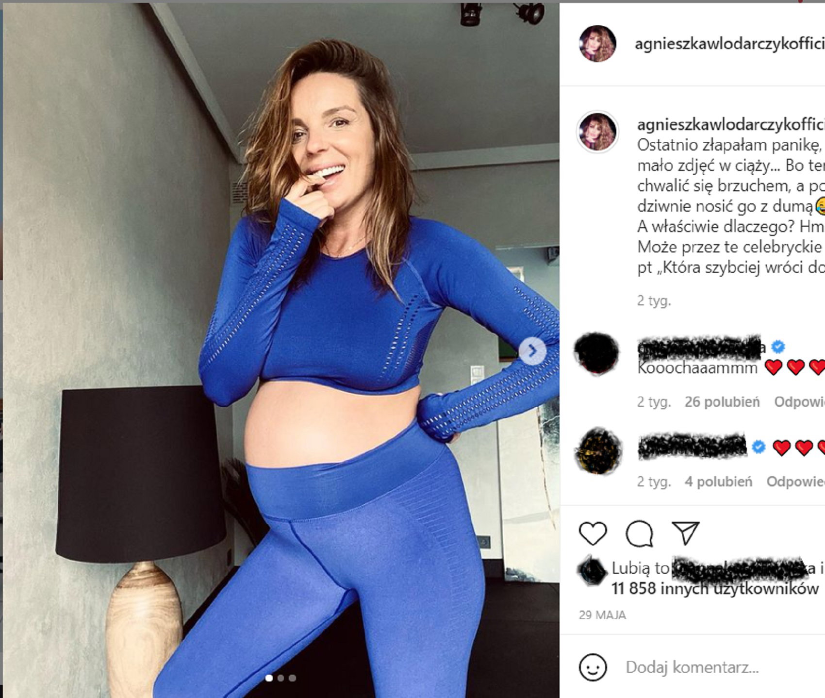 Agnieszka Włodarczyk reklamuje ubranka z Pepco