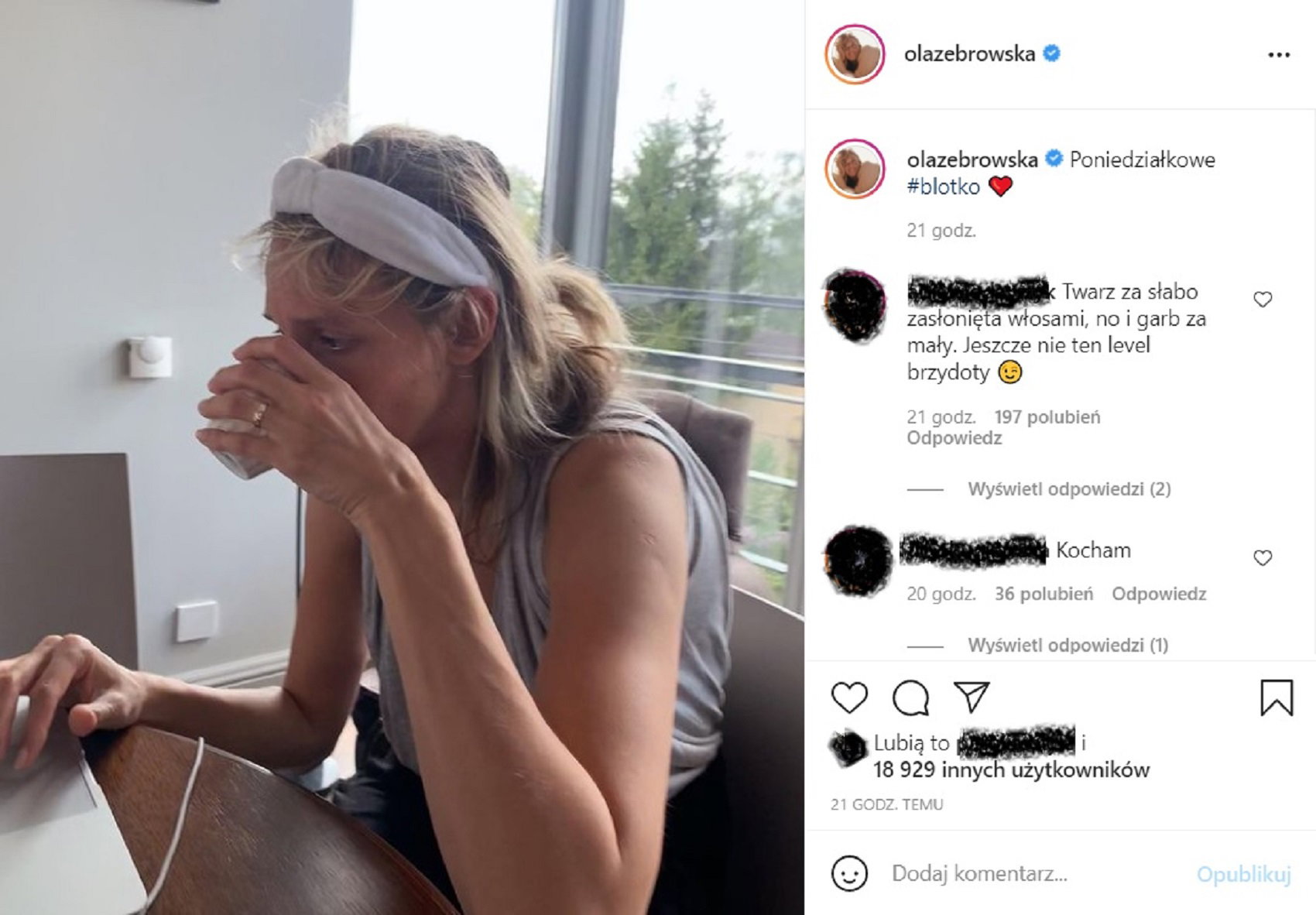 Aleksandra Żebrowska odpowiada Kaczorowskiej