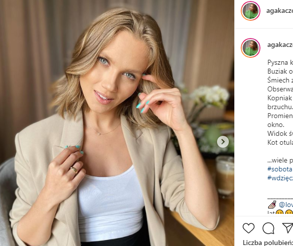 Agnieszka Kaczorowska narzeka na hejt