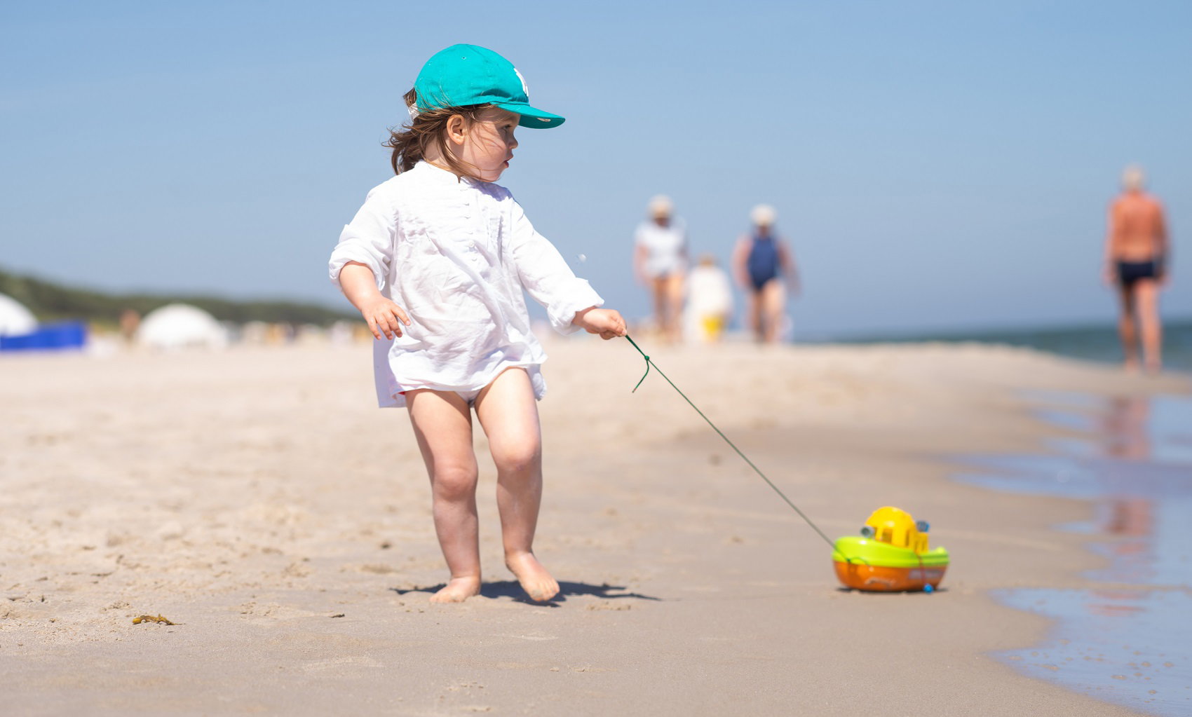 Czteroletnia dziewczynka zgubiła się na plaży