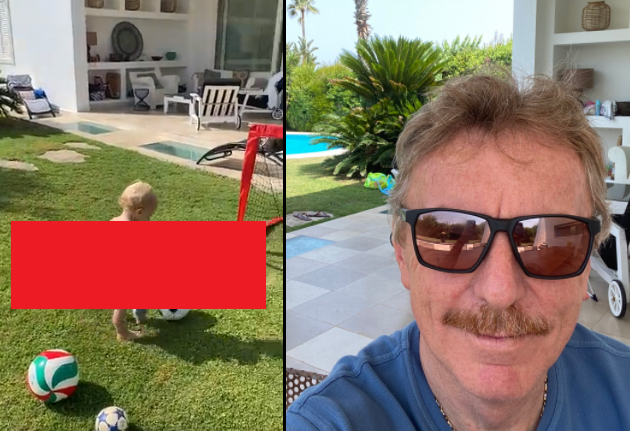Zbigniew Boniek pokazał nagiego wnuka