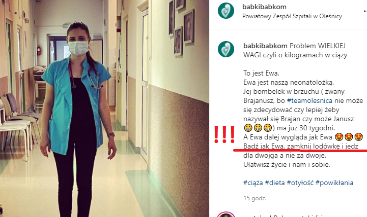 szpital piętnuje kobiety w ciąży z nadwagą