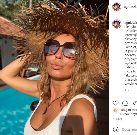 agnieszka włodarczyk na pierwszych wczasach z synem