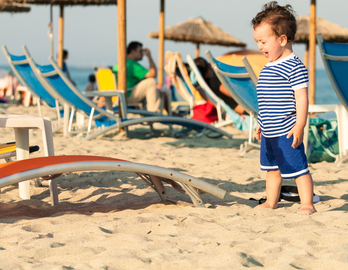 dziecko na plaży