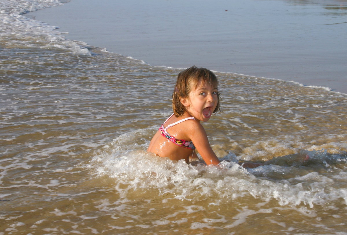 dziecko na plaży
