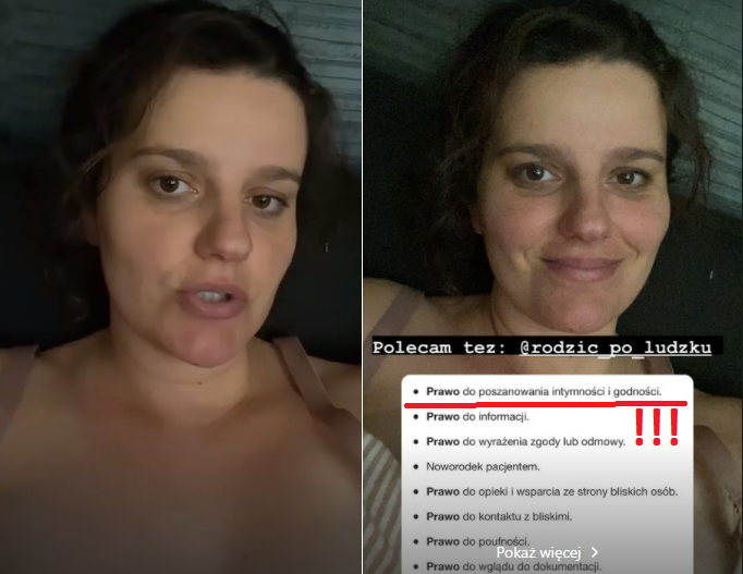 Zofia Zborowska o prawach na porodówce