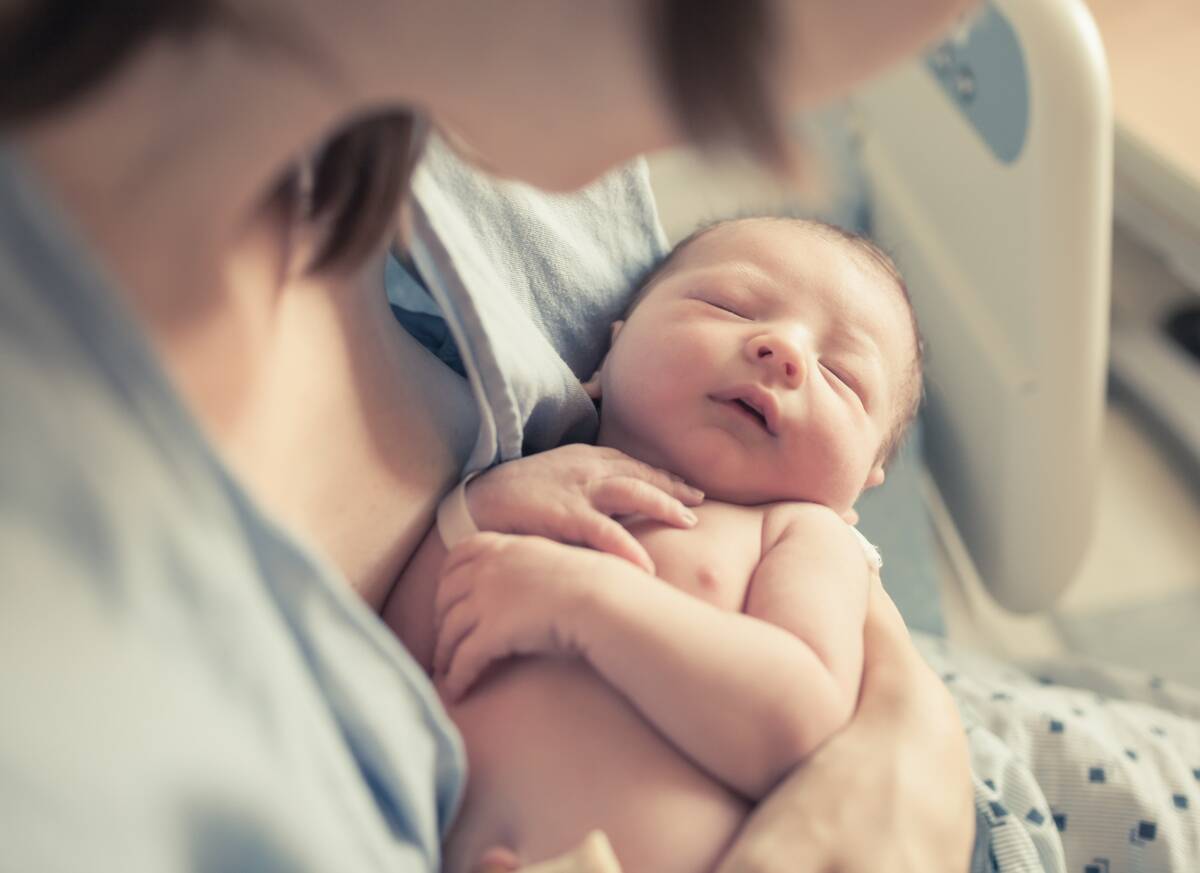 kobieta nie wiedziała, że jest w ciąży