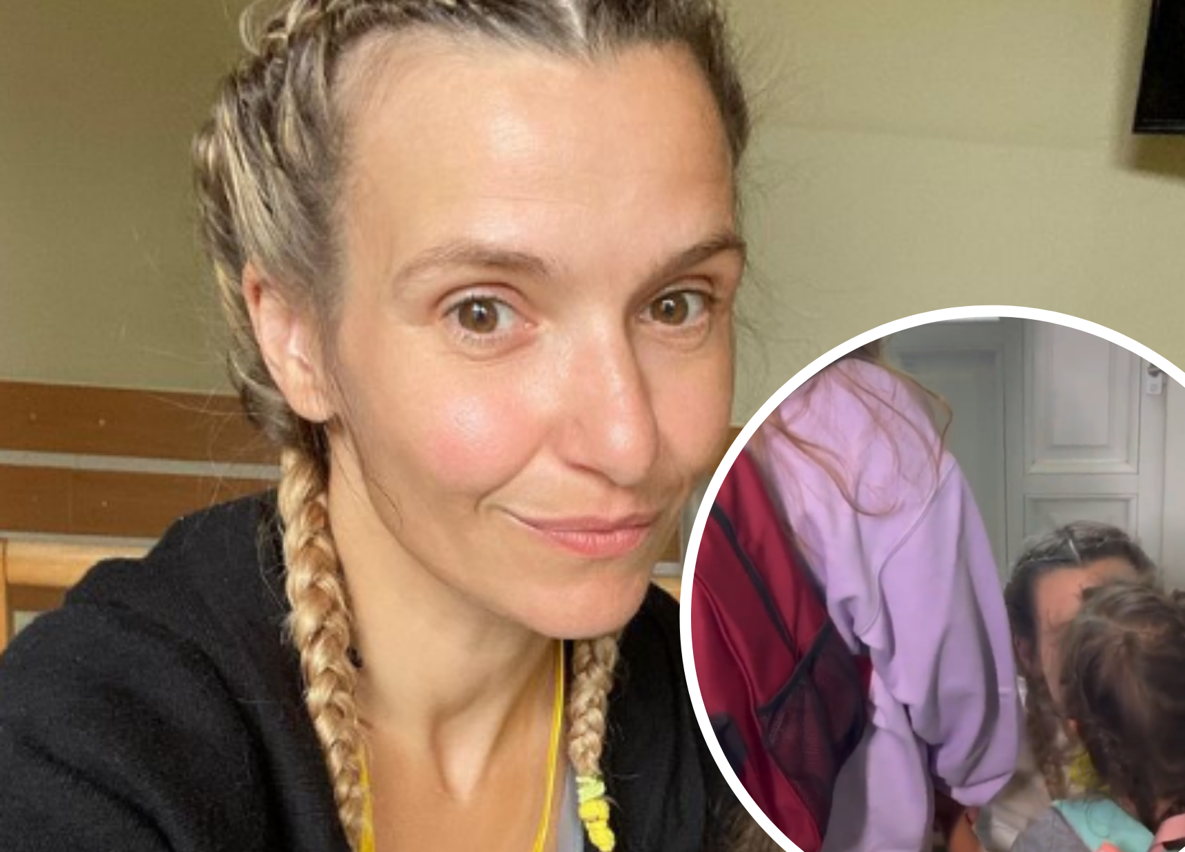 Joanna Koroniewska z córkami