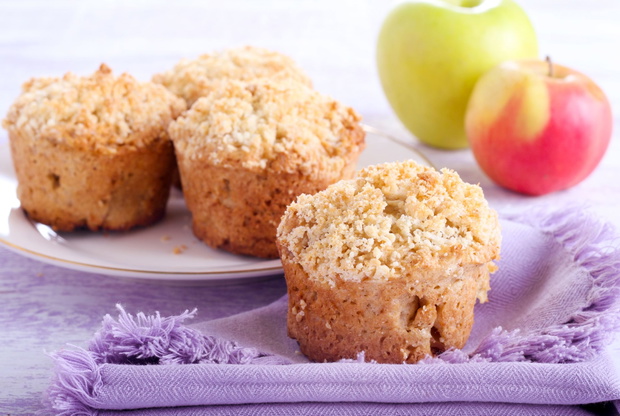 Apple buttermilk muffins