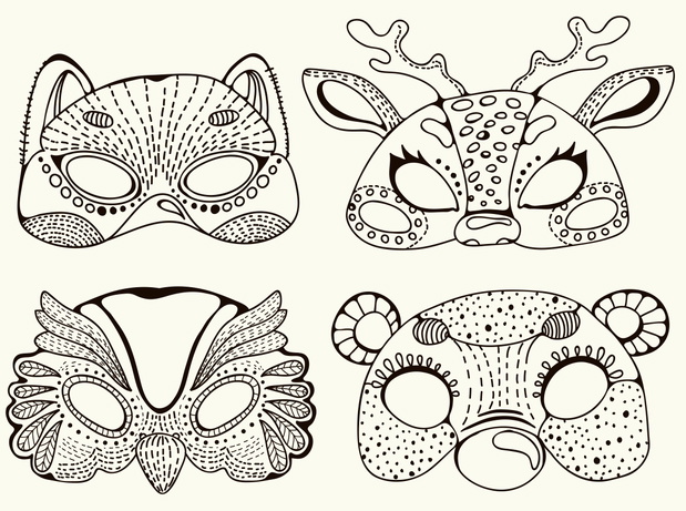 Cute animal masks