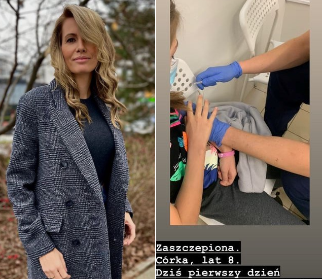 Agnieszka Hyży zaszczepiła córkę