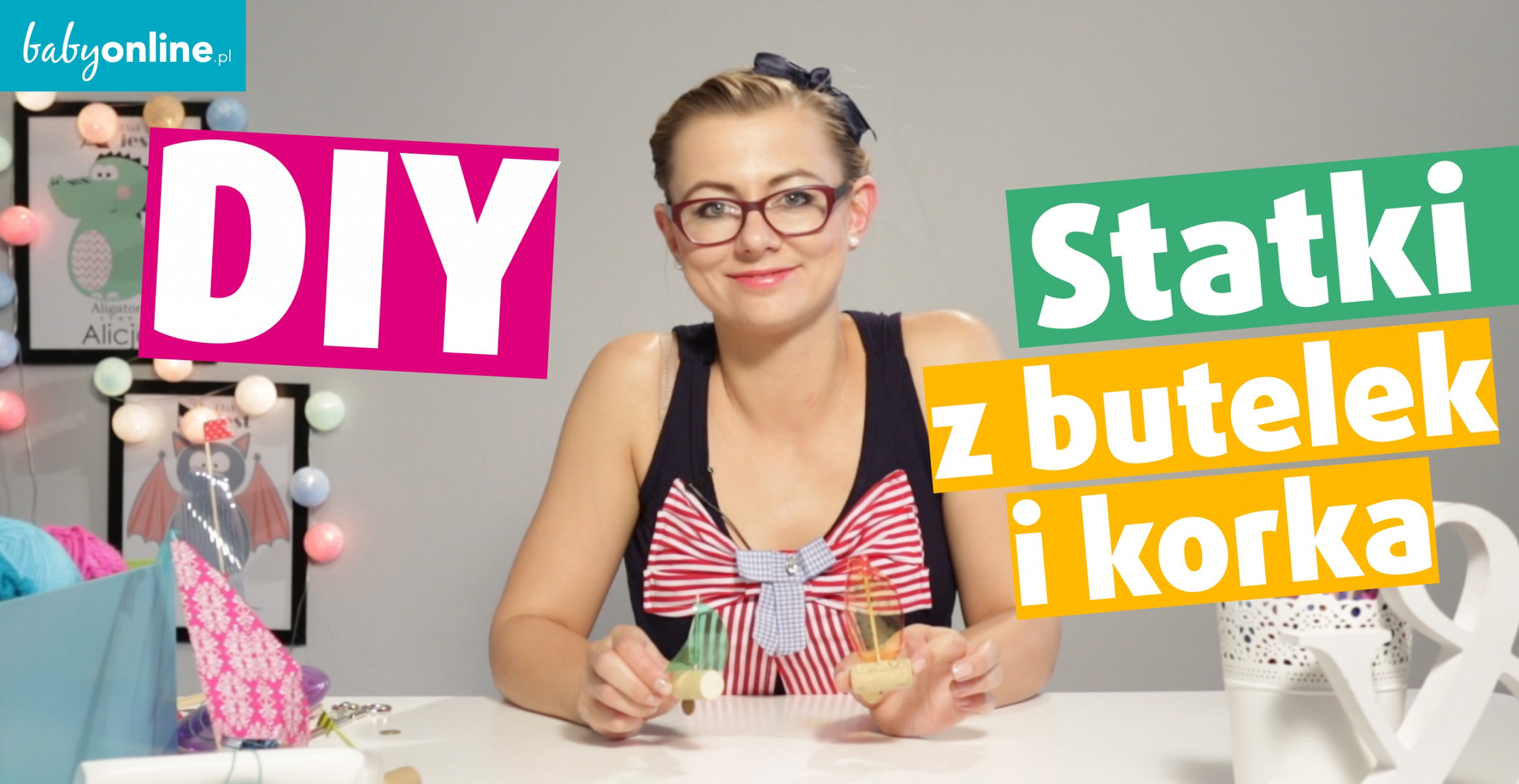 jak zrobić statki z butelek i korka
