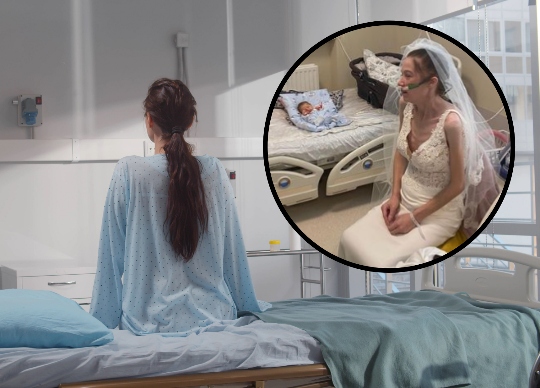 Ania wzięła ślub w szpitalu, po urodzeniu dziecka