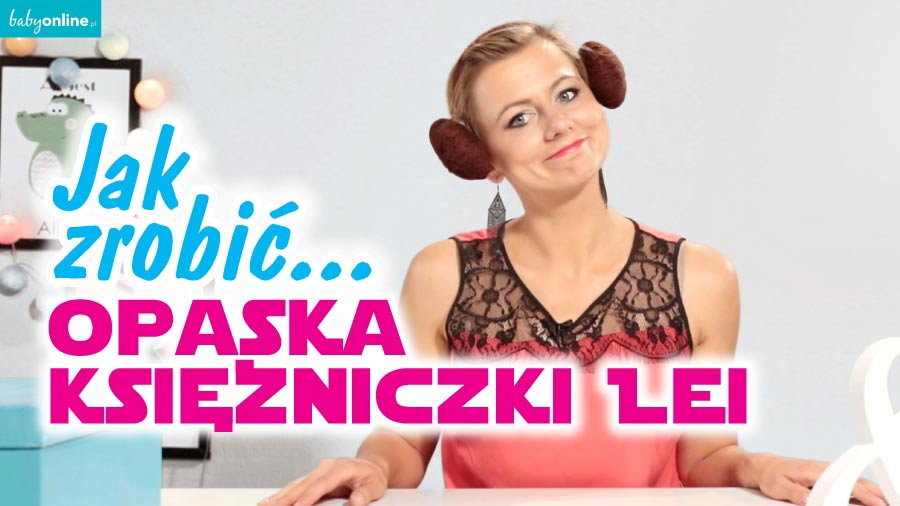 jak zrobić opaskę księżniczki Lei z Star Wars