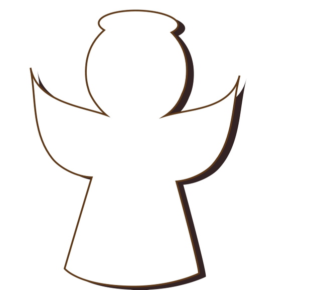 Complete the picture educational game. Draw angel gingerbread cookie. New Year, Christmas theme activity for toddlers, kids