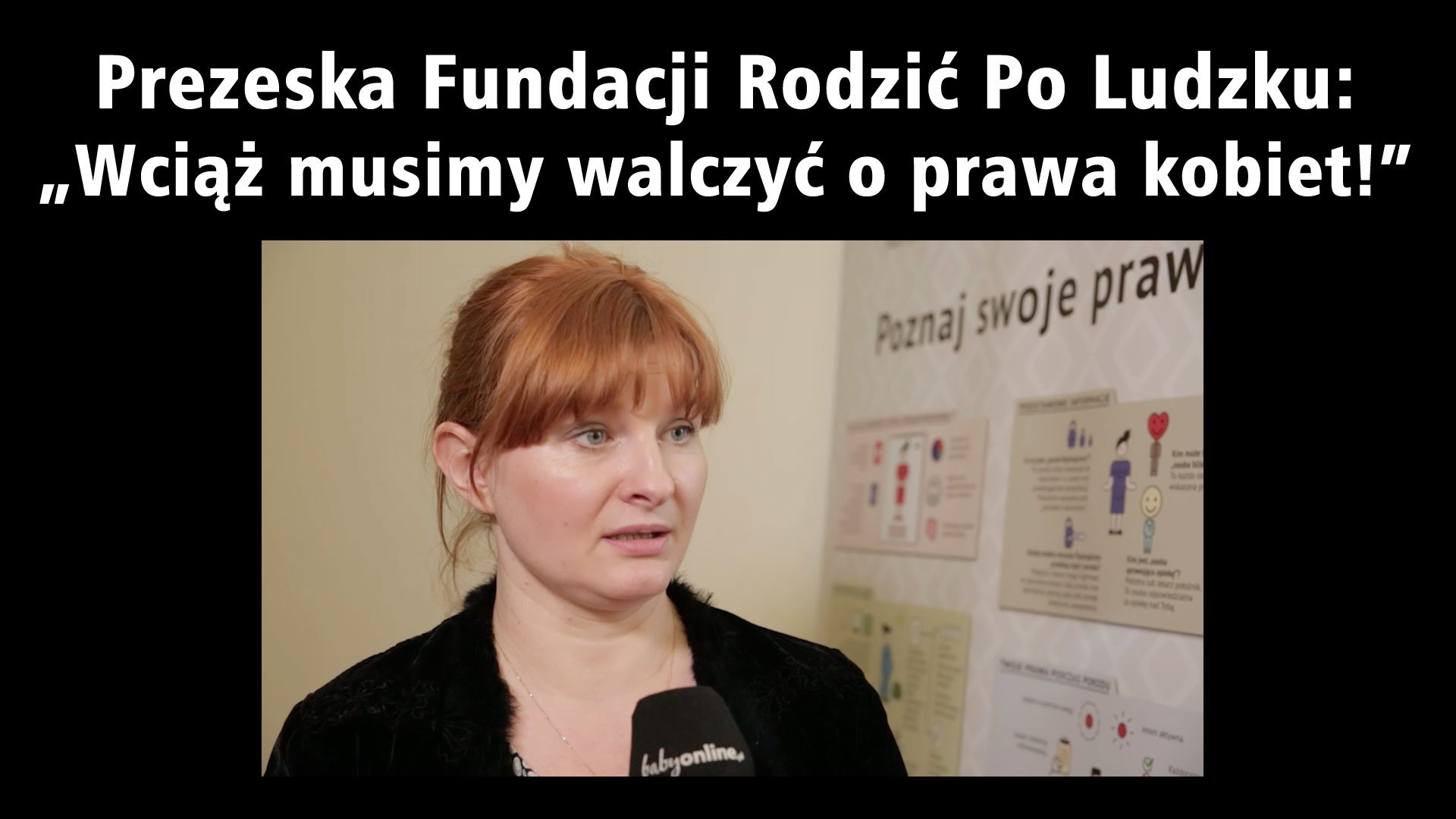 Joanna Pietrusiewicz o zadaniach Fundacji Rodzić po Ludzku