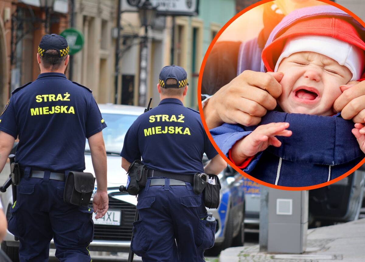 strażnicy uratowali dziecko