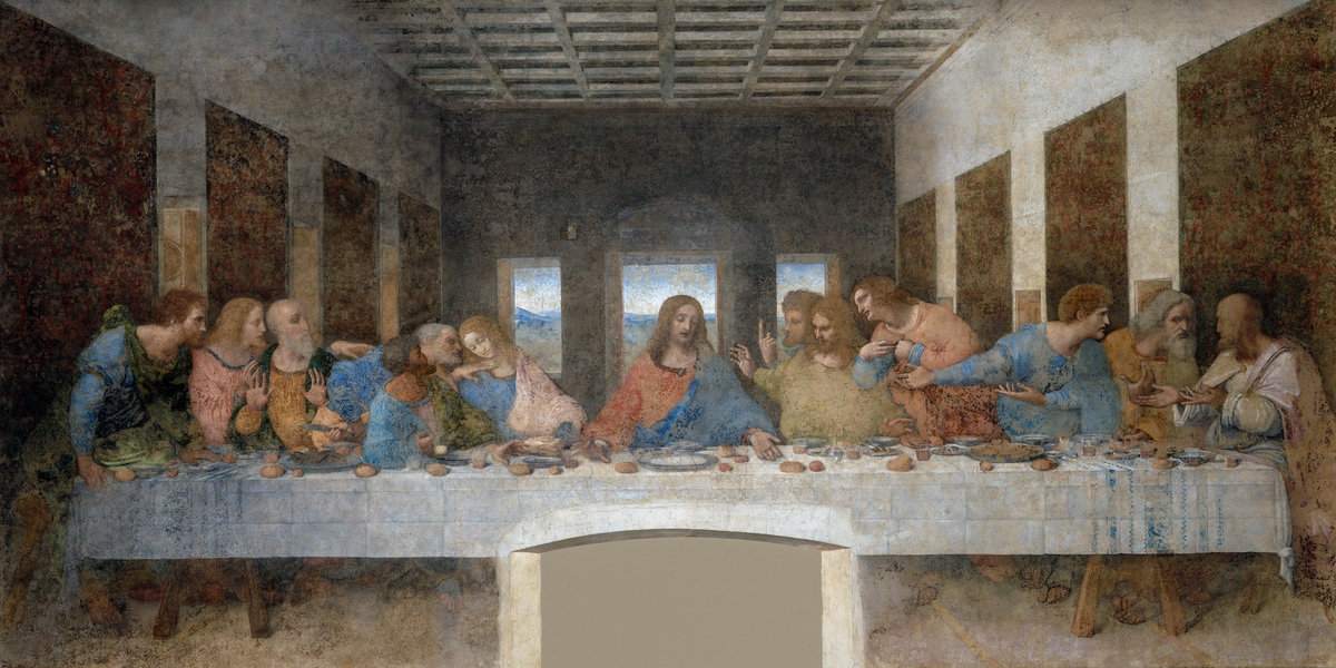 Leonardo da Vinci, Ostatnia wieczerza, 1495-96