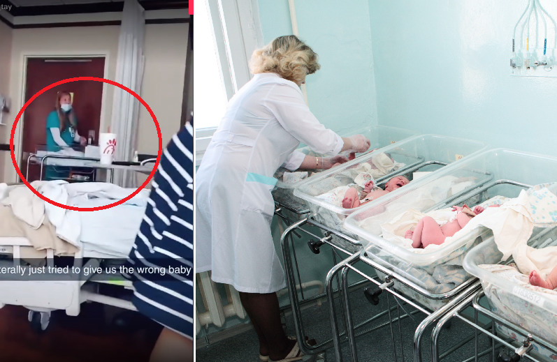 podmieniła dzieci w szpitalu