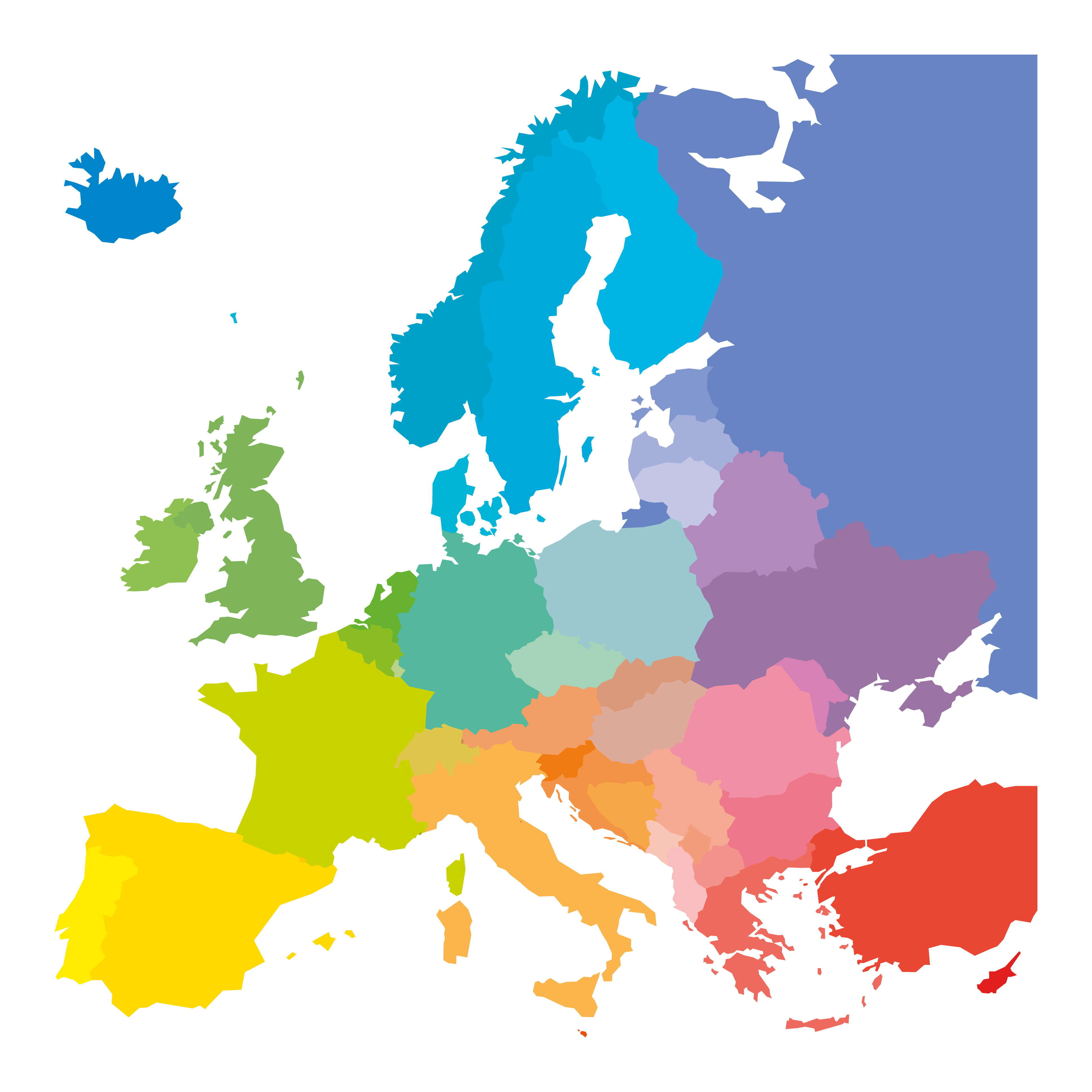 mapa Europy