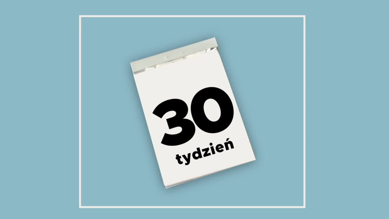30 tydzień ciąży – co się dzieje u dziecka i u ciebie: WIDEO