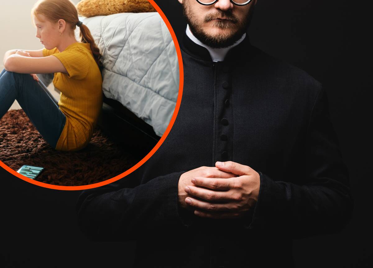 winny ksiądz znów pracuje