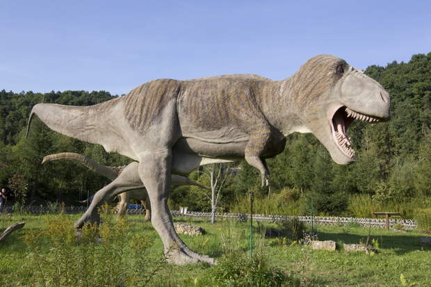 KRASIEJOW, POLAND - JUNE 10, 2017: JuraPark in Krasiejow, Poland