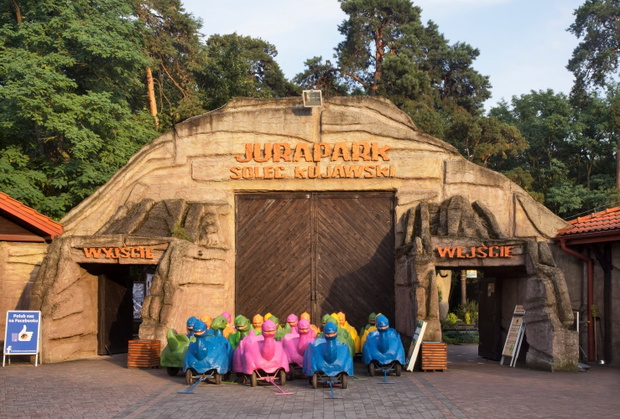 JuraPark Solec - dinosaur park in Solec Kujawski. Poland