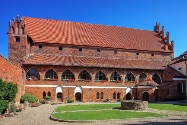 Dziedziniec Muzeum Warmii i Mazur w Olsztynia