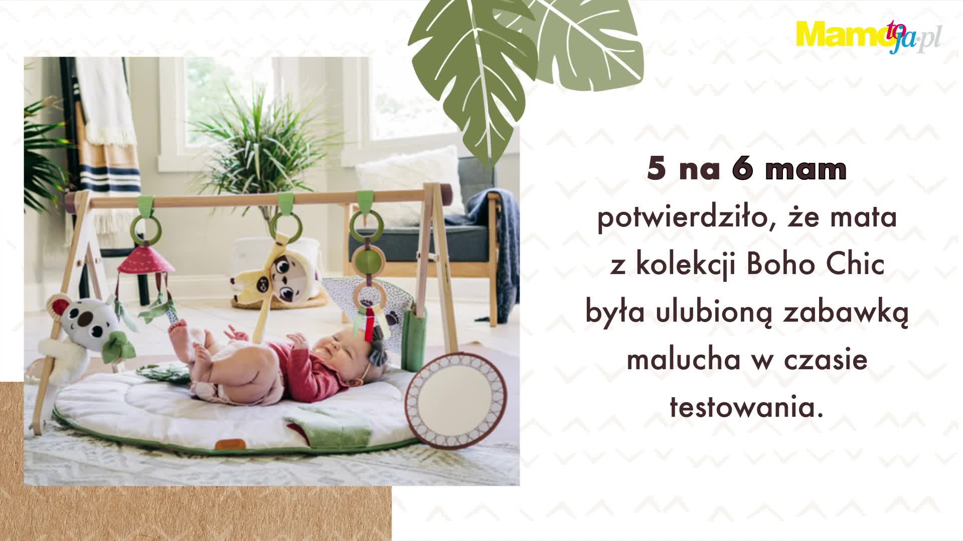 Mamy i maluszki przetestowały matę oraz karuzelę Boho Chic i… są zachwycone!
