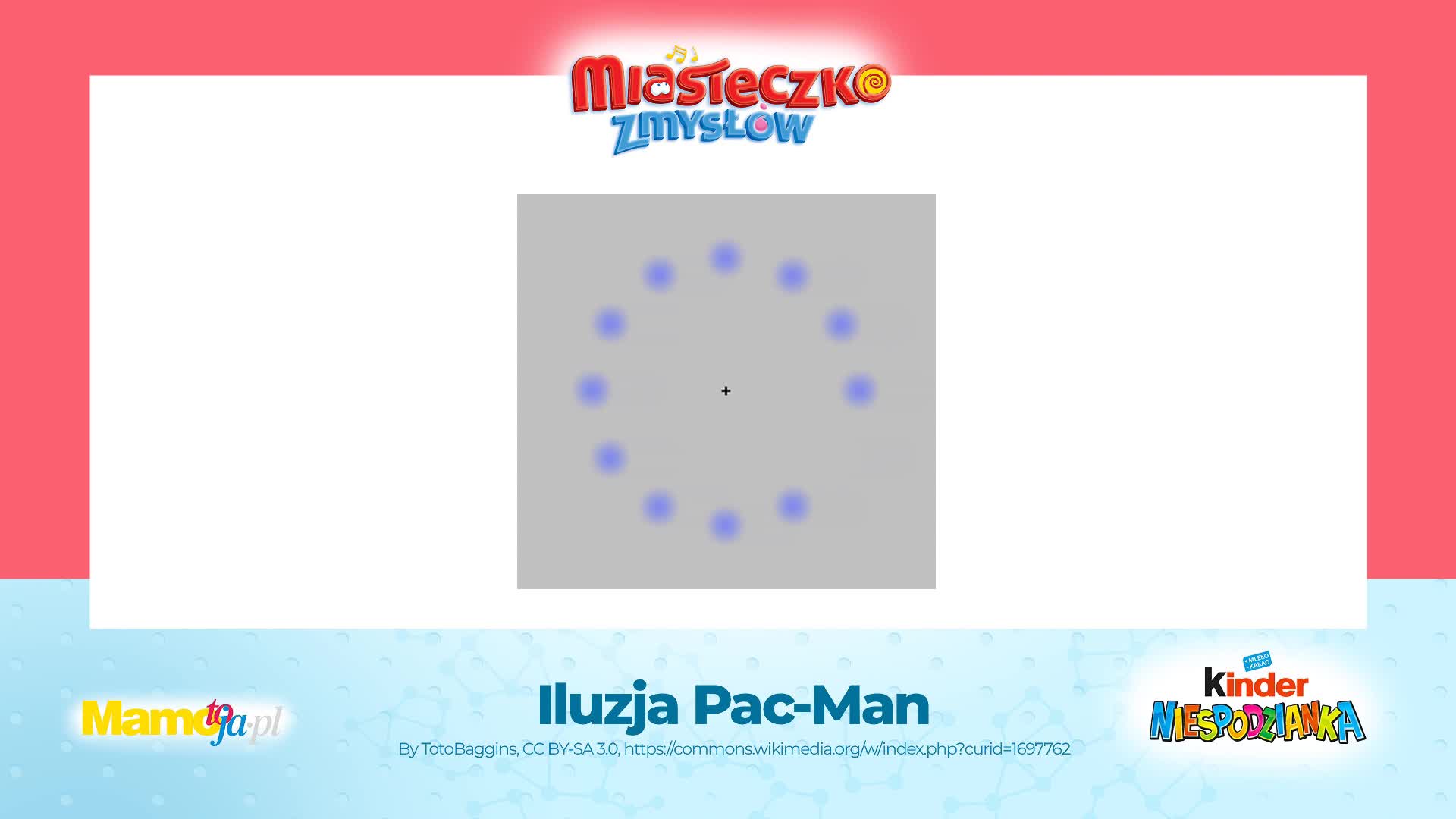 Pac-Man z żółtą kropką [ILUZJA]