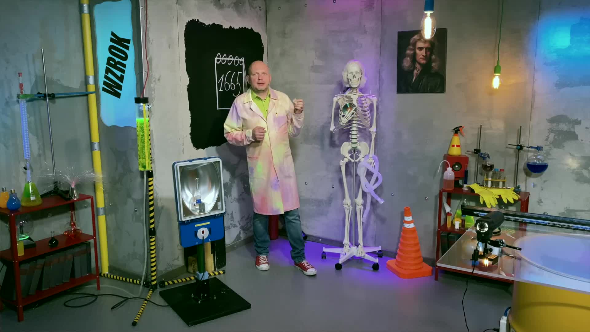 Eksperymenty - zmysł wzroku. Spektroskop