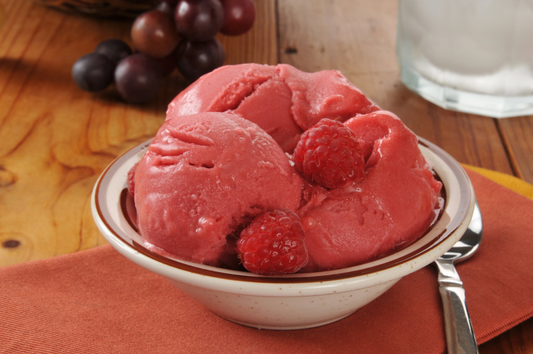 Sorbet malinowy