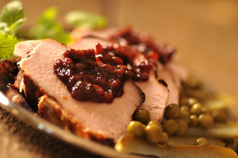 schab ze śliwkami, przepisy dla karmiących mam, przepis na schab ze śliwkami