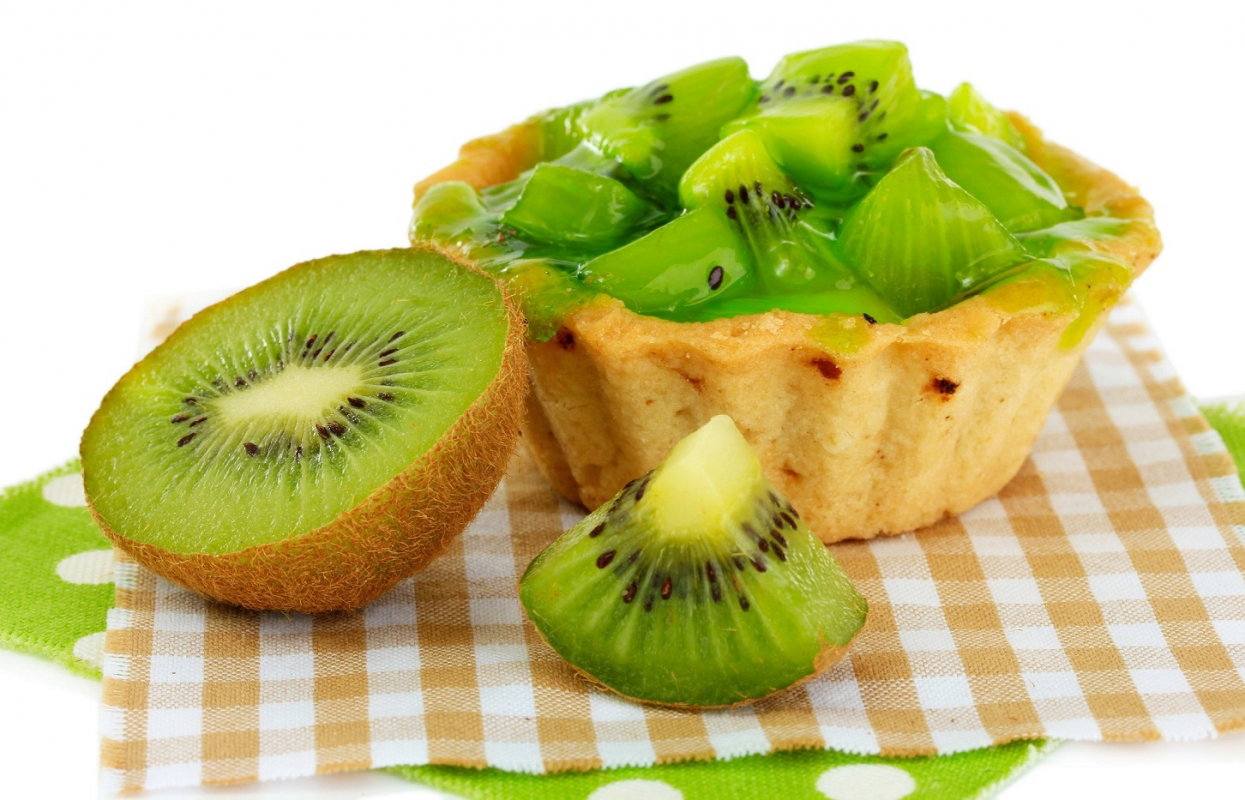kiwi, babeczki, owoce