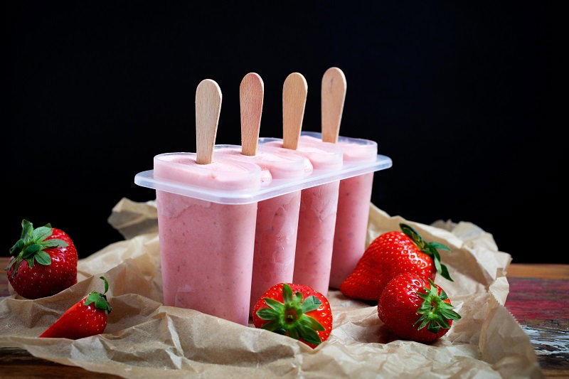Mrożony jogurt - przepis dla dzieci